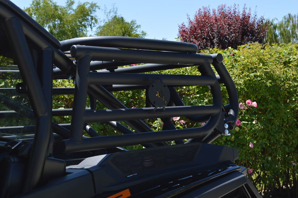 RZR XP 1000 spare tire mount, accepts tires up to 32 inches