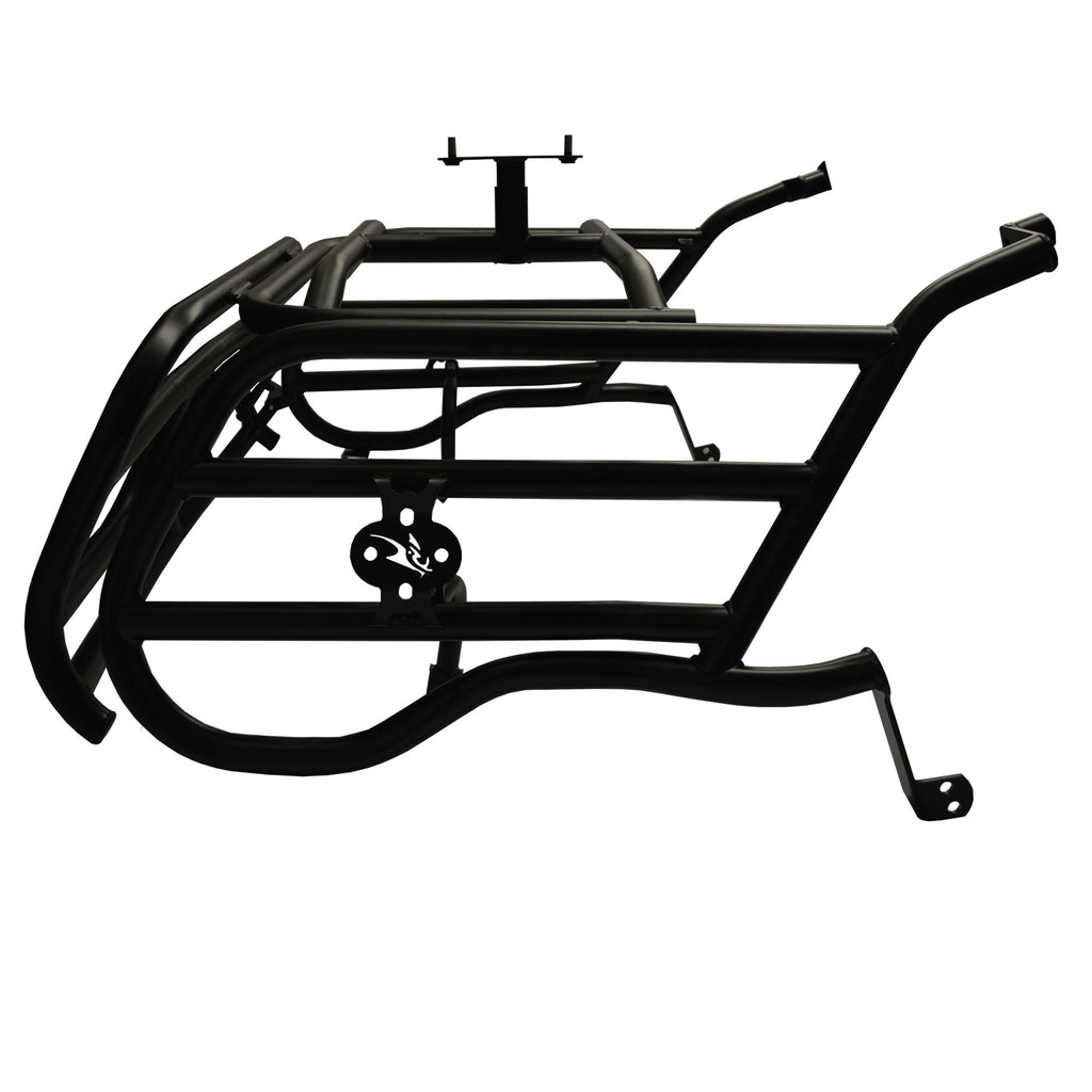 Dragon Works UTV cargo rack with spare tire mount for the RZR XP 1000