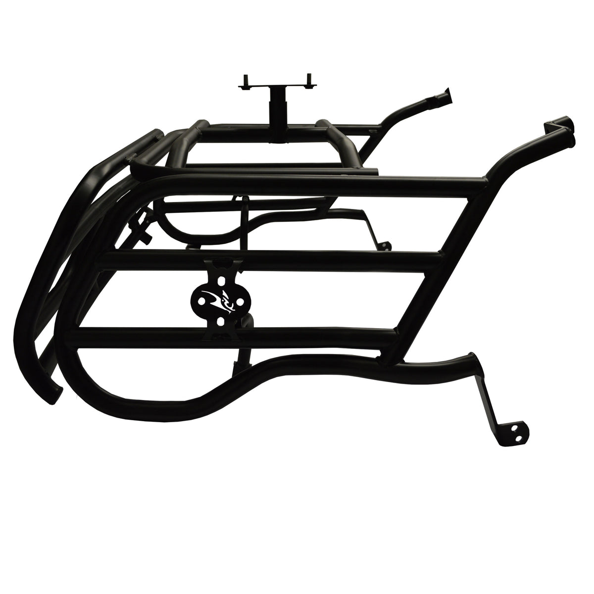 Dragon Works UTV cargo rack with spare tire mount for the RZR XP 1000