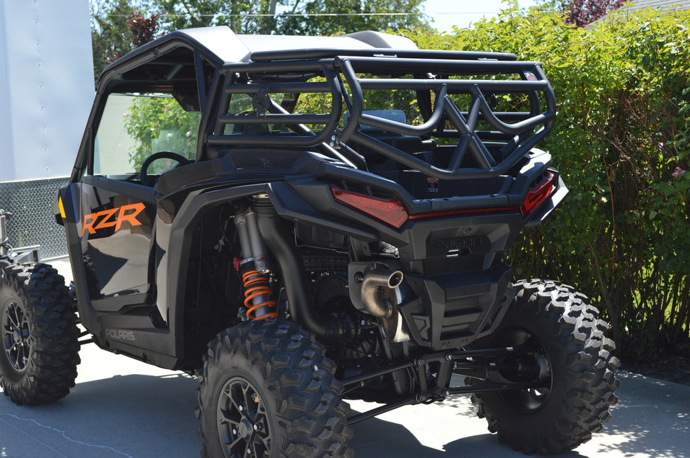 Polaris RZR XP 1000 cargo and spare tire rack, 4 place model