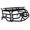 Steel cargo rack with basket on a Polaris RZR XP 1000