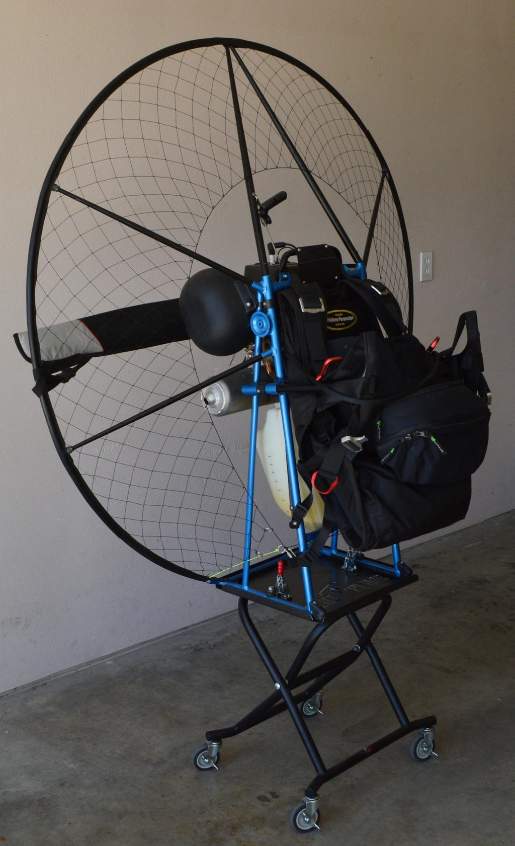 Made to order paramotor stand from Dragon Works UTV
