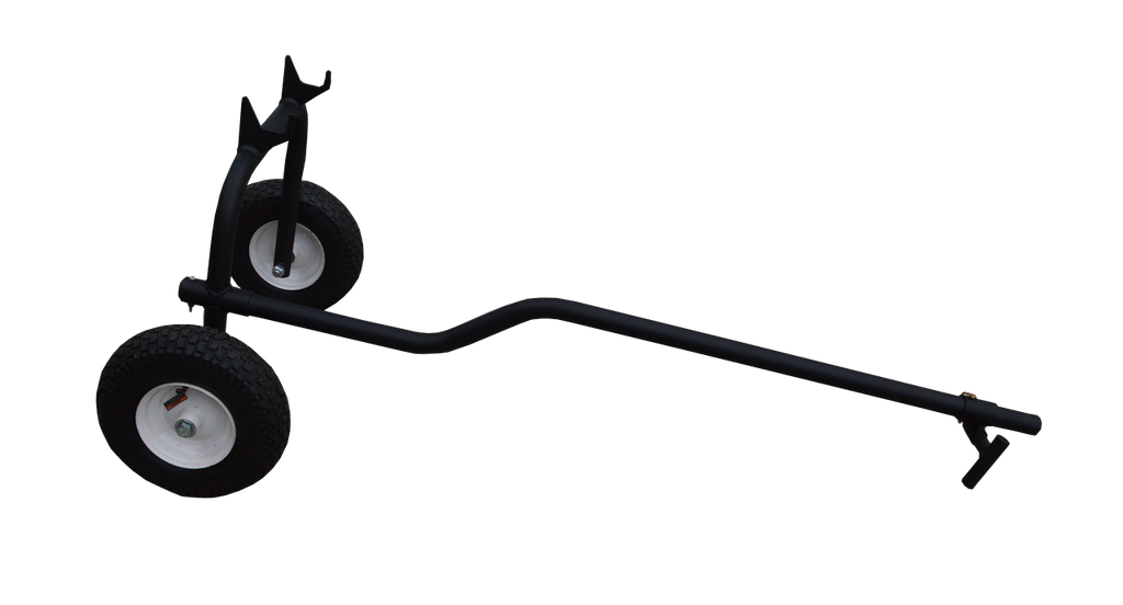 Timbersled cart for moving a snow bike off the snow