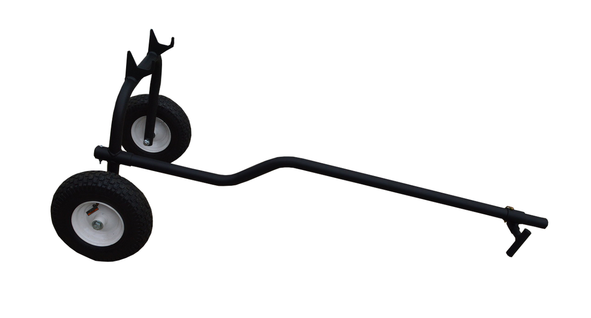 Timbersled cart for moving a snow bike off the snow