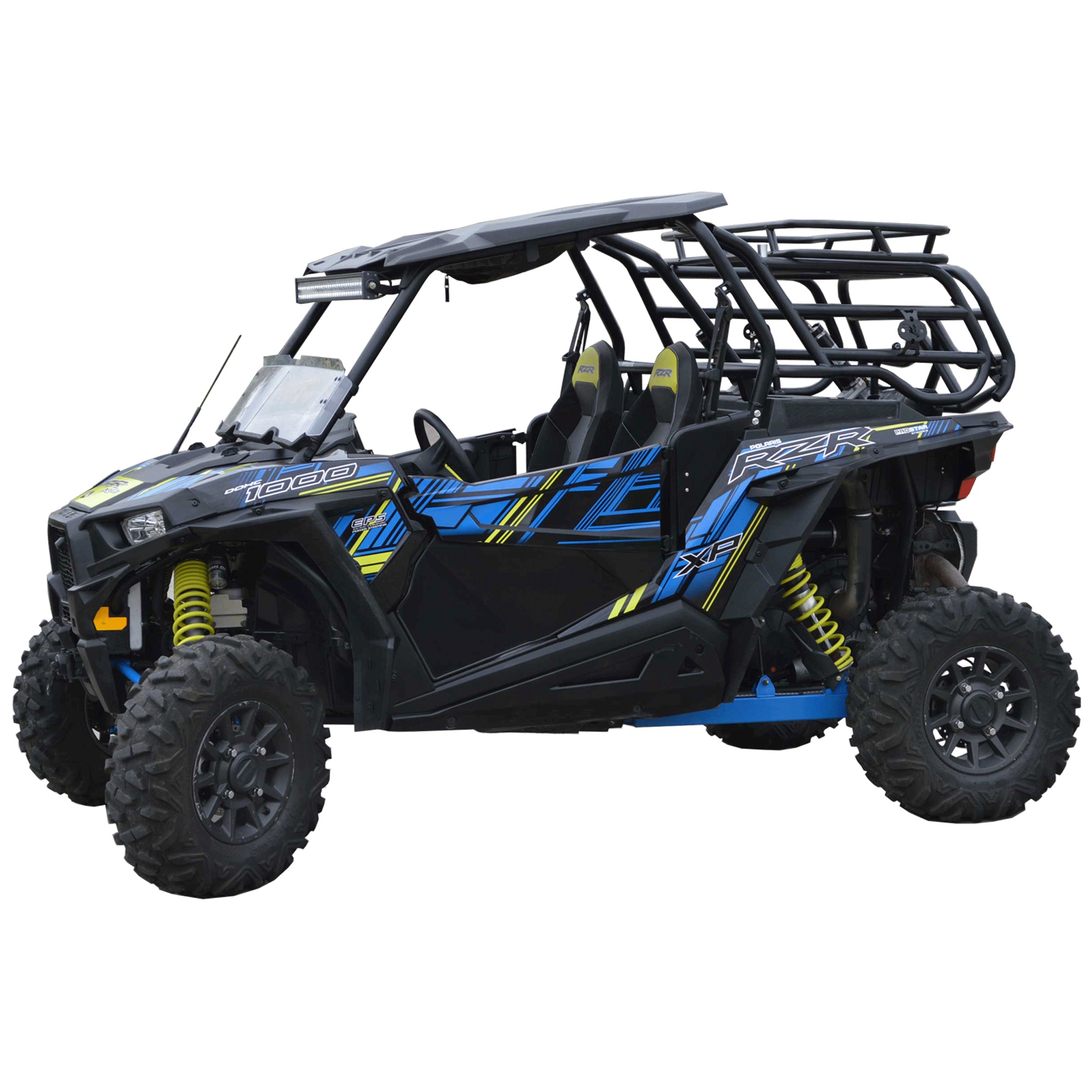 RZR XP 1000 Cargo Rack with Basket for 2 Place and 4 Place (Tailgate) - Image 2