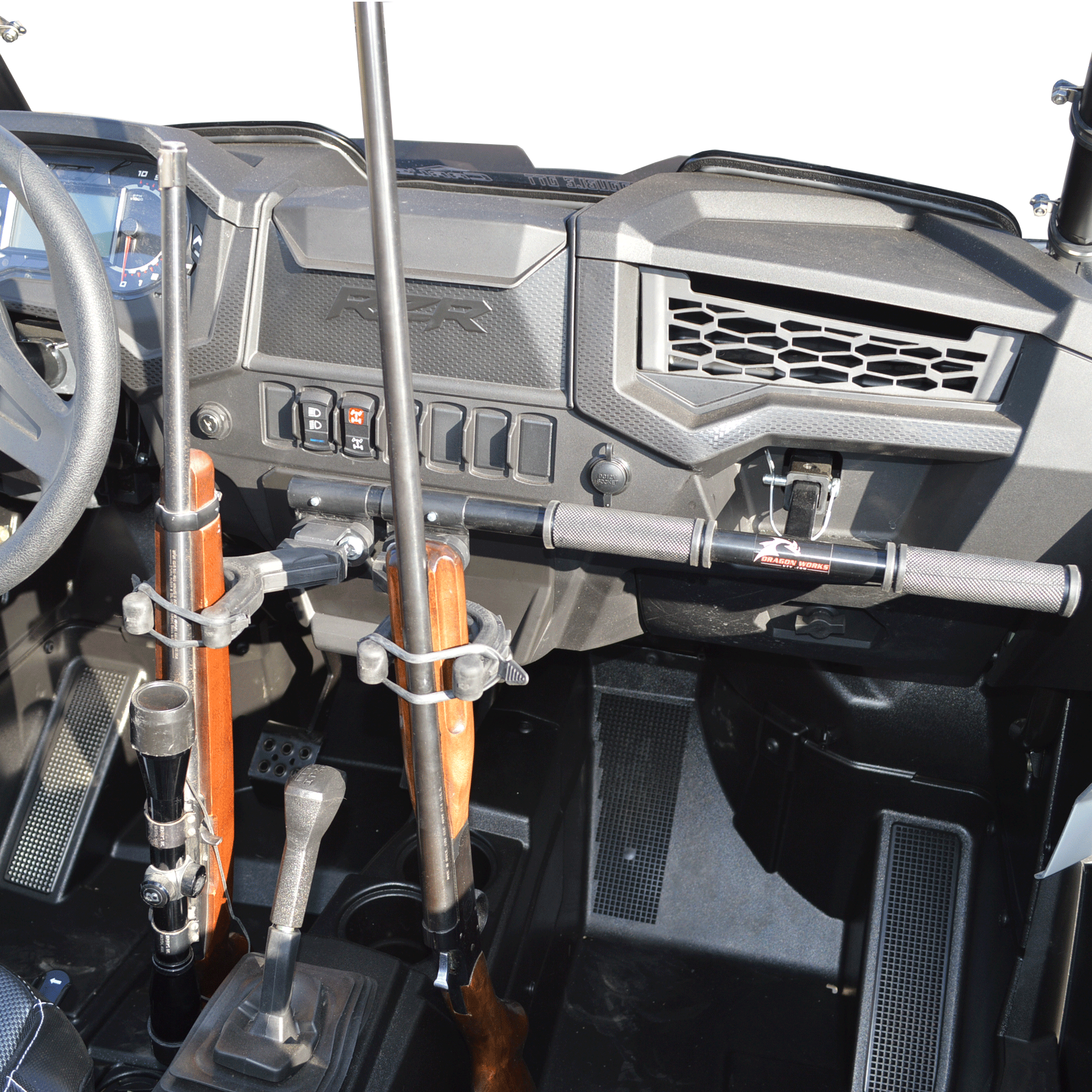 Cup Holder or Gun Mount or Both for all RZR models except PRO - Image 6