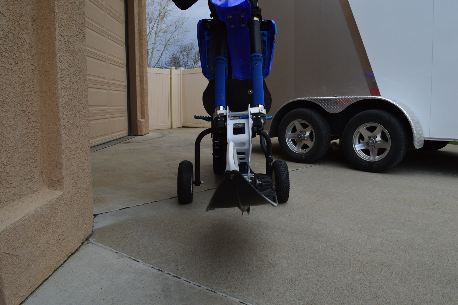 Snow bike Carrier Snow Bike Dolly Timbersled garage aro