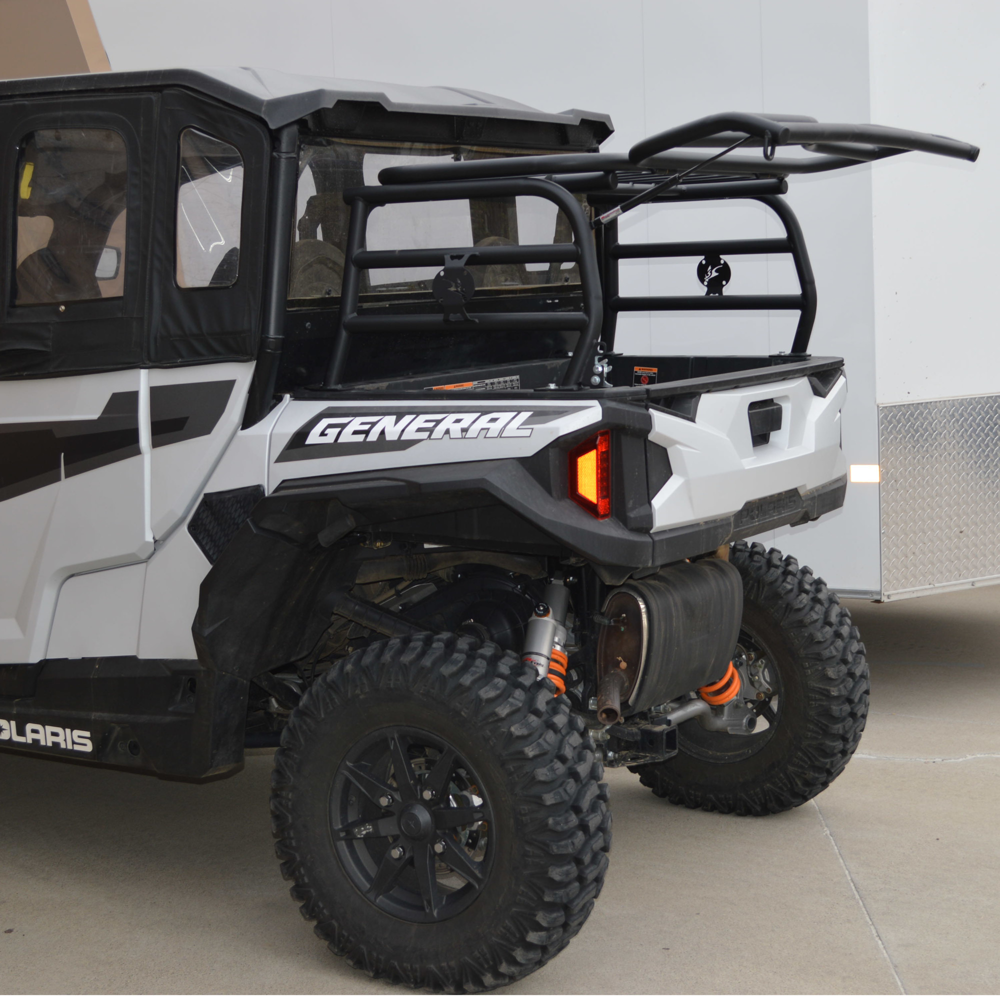 Polaris General Cargo Rack spare tire carrier rear bed rack