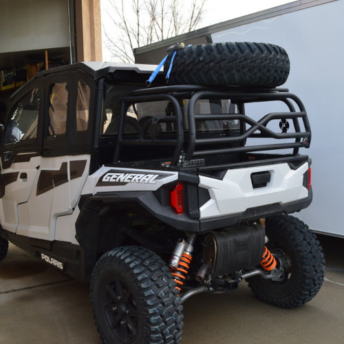 Polaris General Cargo Rack spare tire carrier rear bed rack
