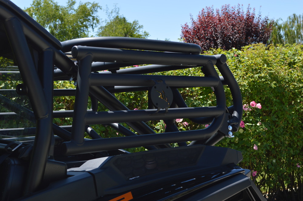 RZR 1000 Ultimate 2024 Cargo Rack Back Side View Closeup